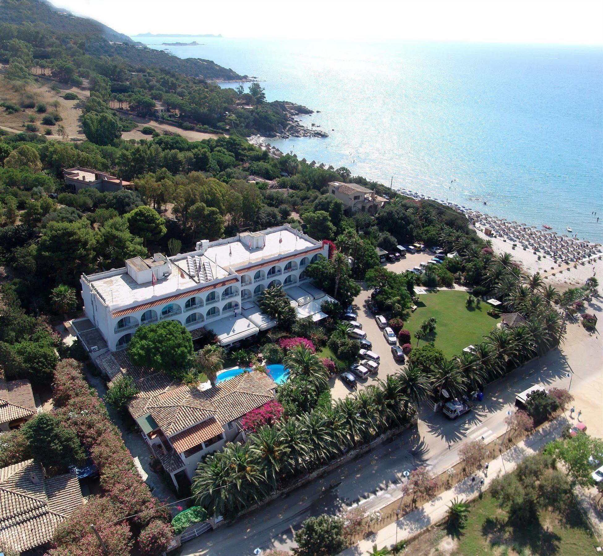 Hotel Simius Playa Villasimius Esterno foto